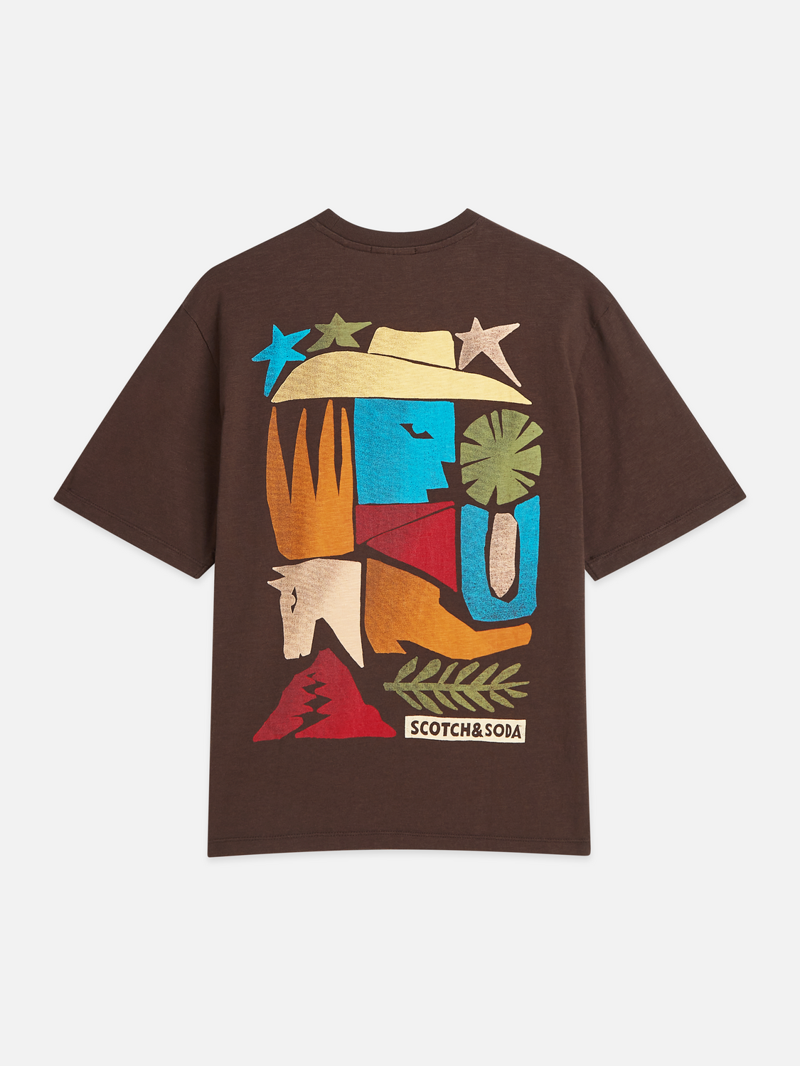 Artwork loose T-shirt