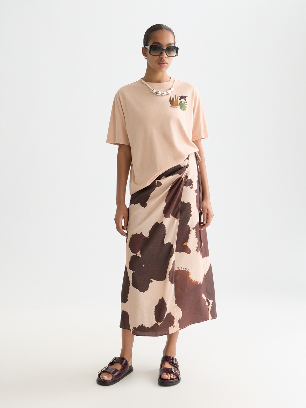 Artwork loose T-shirt