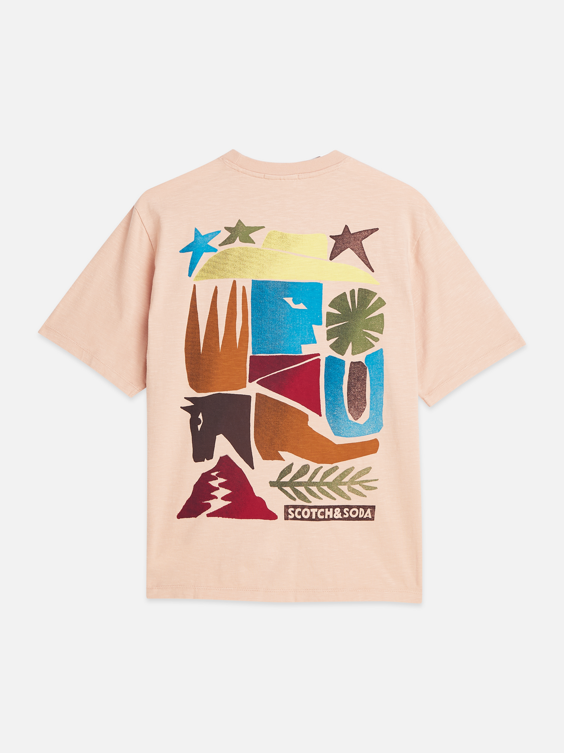 Artwork loose T-shirt