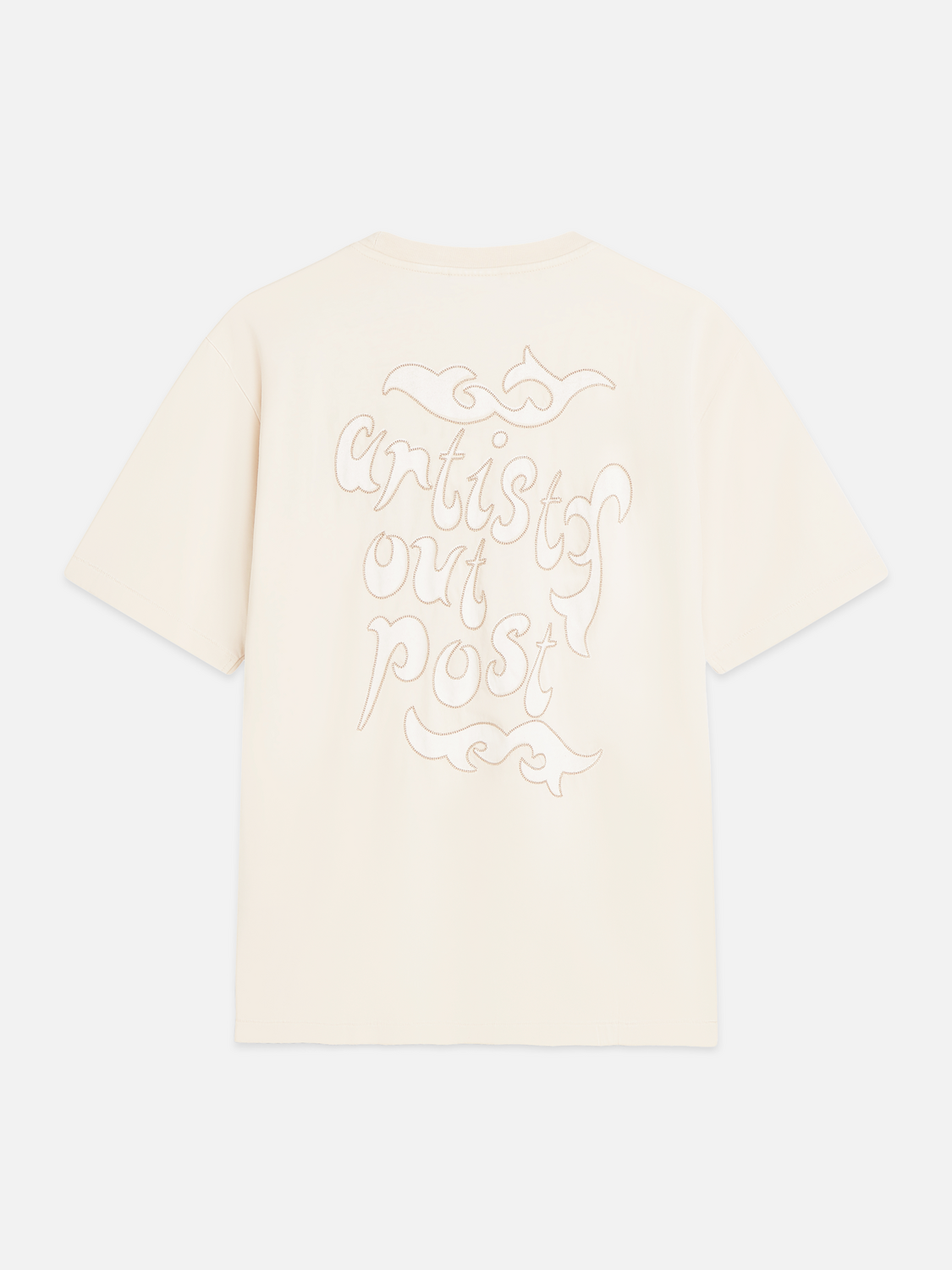 Washed artwork loose-fit T-shirt