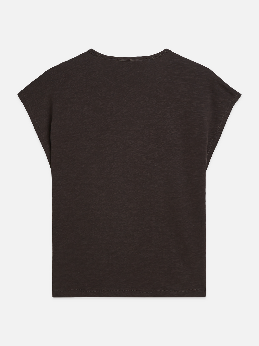 Embroidered V-neck T-shirt
