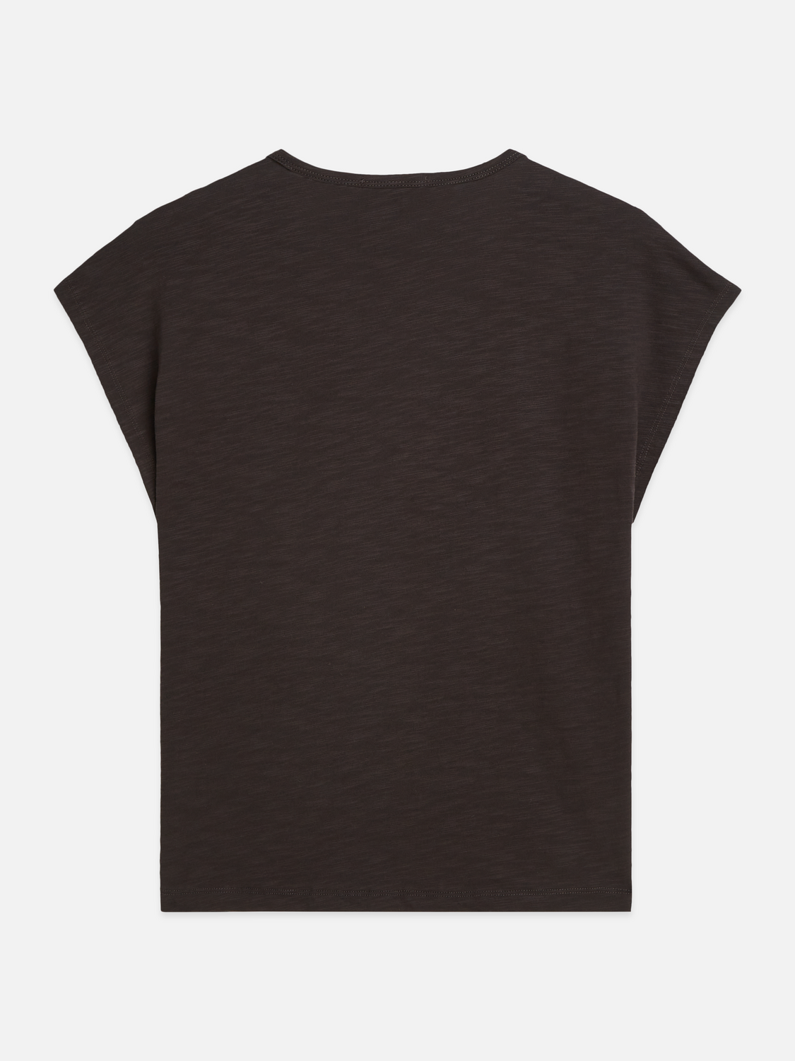 Embroidered V-neck T-shirt