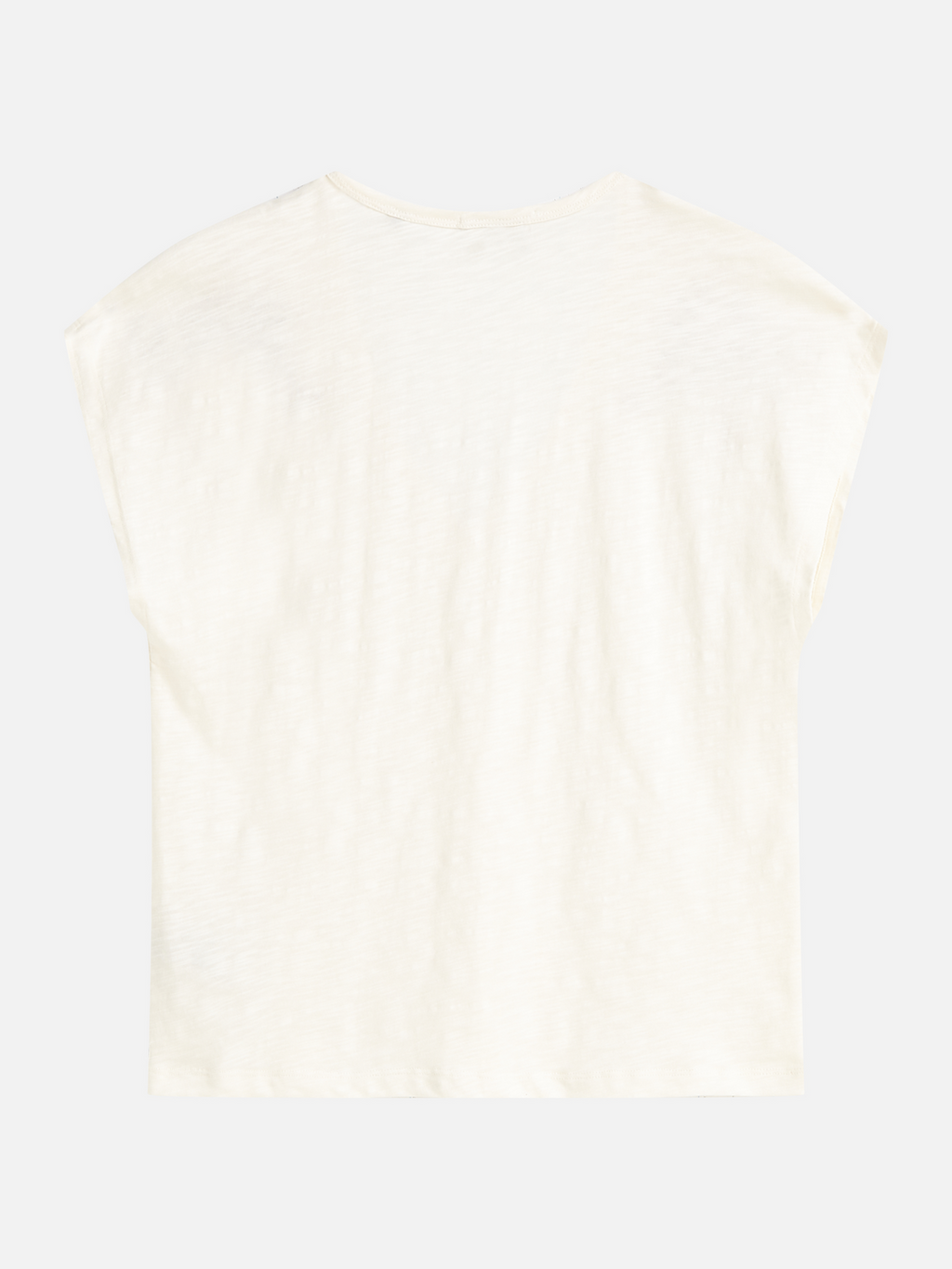 Embroidered V-neck T-shirt