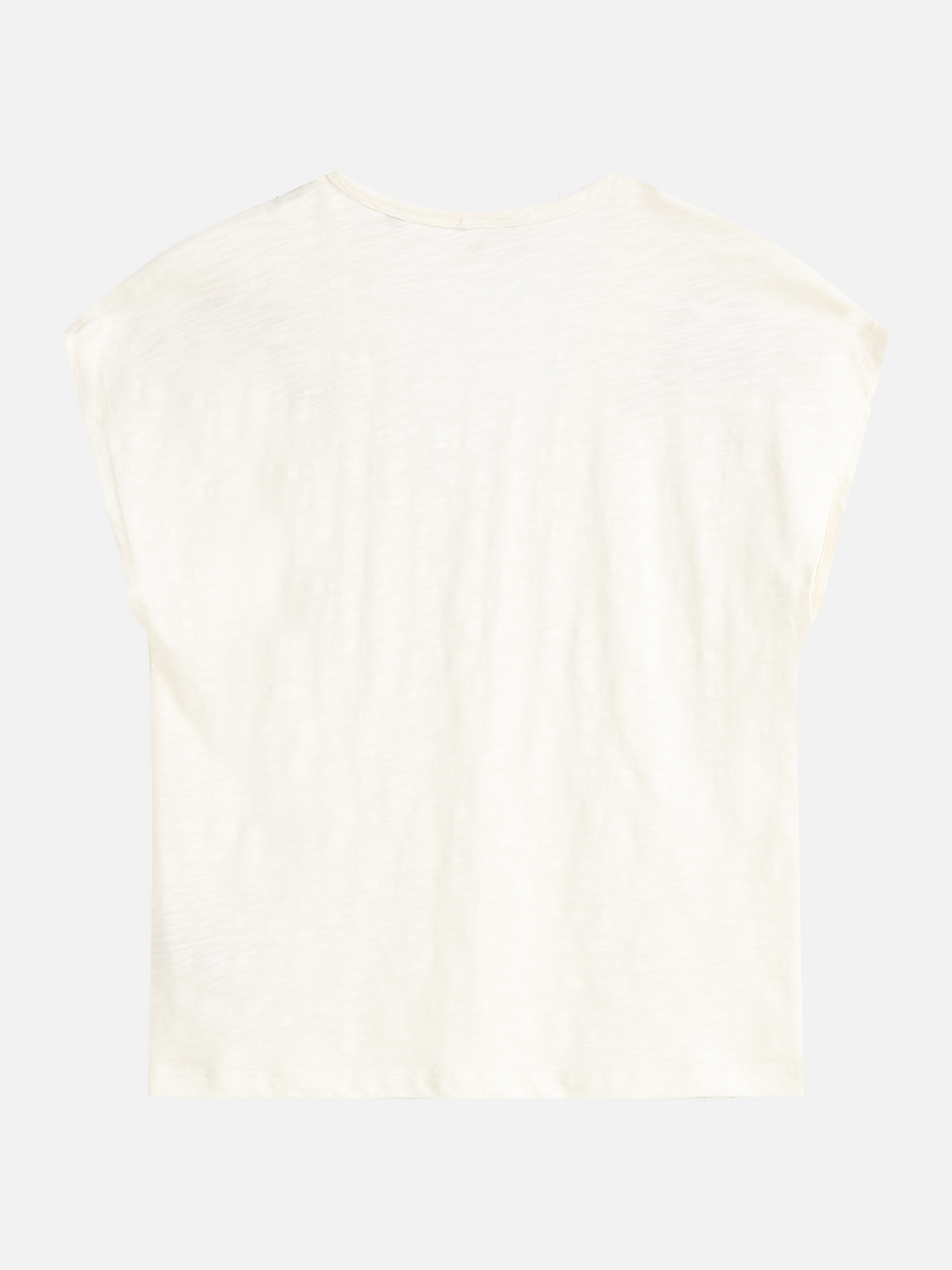 Embroidered V-neck T-shirt