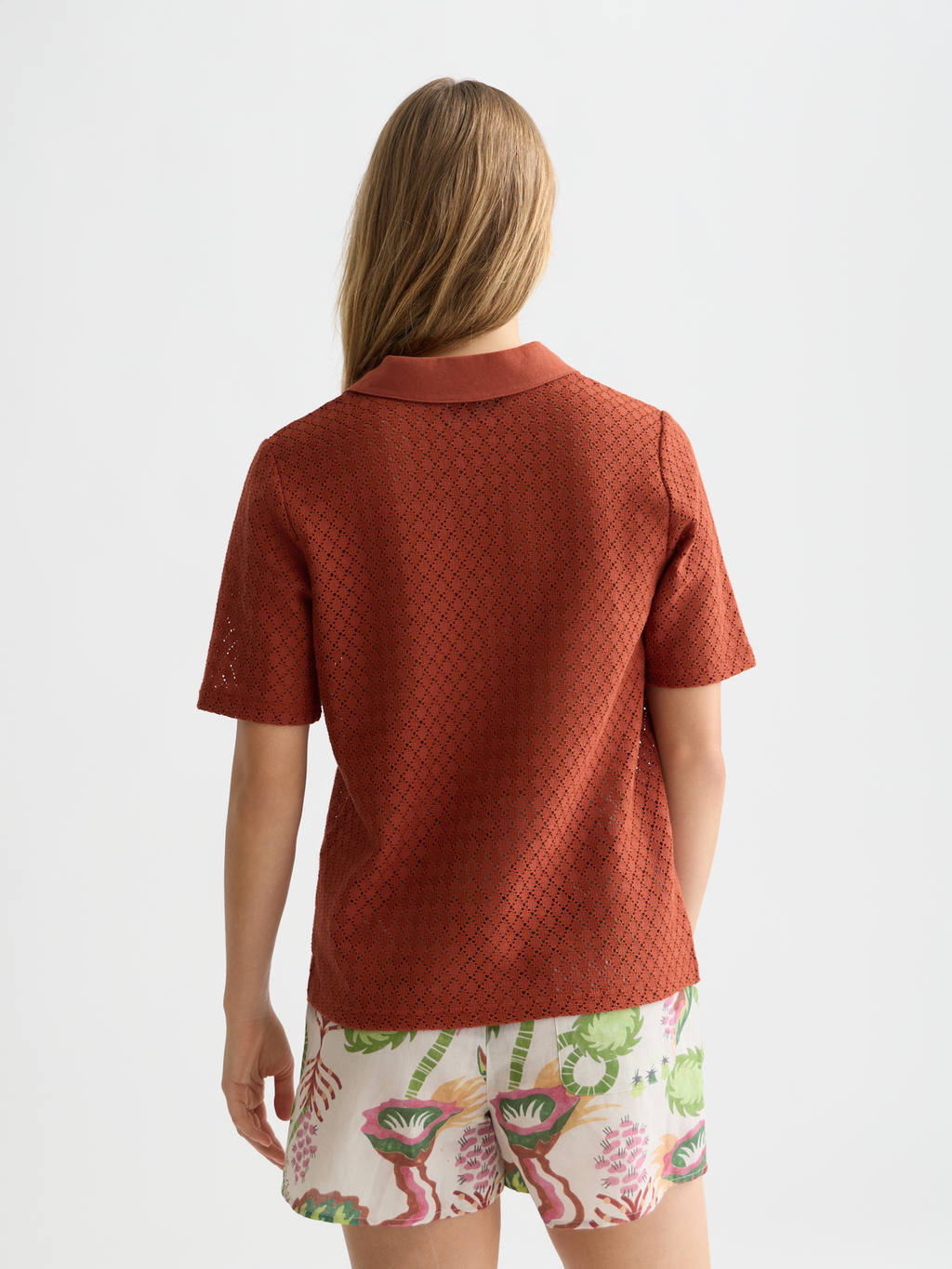 Crochet polo