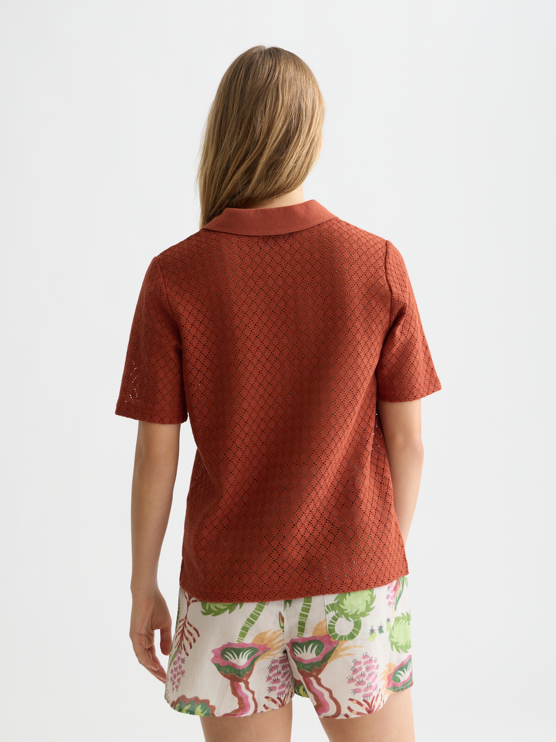 Crochet polo
