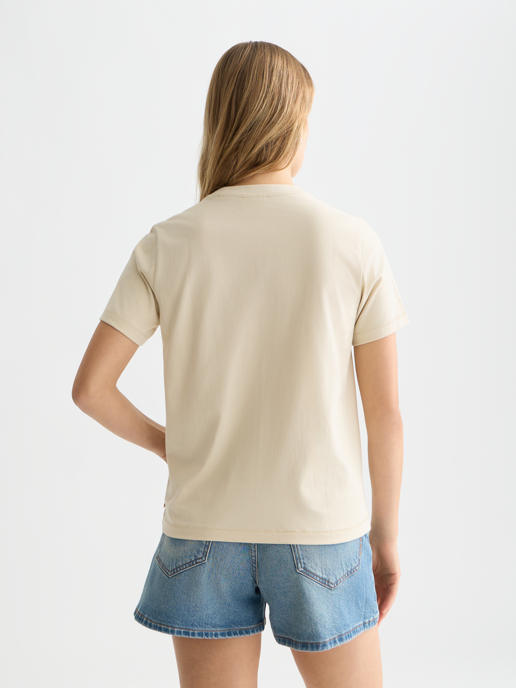 Embroidered artwork T-shirt