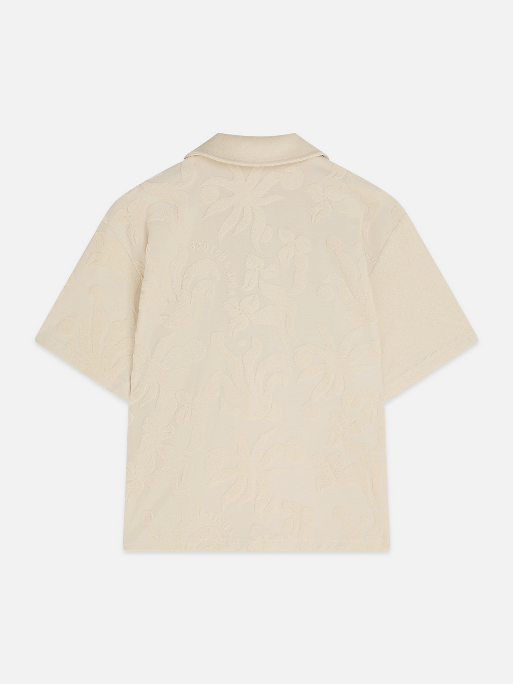 Towelling shortsleeved shirt