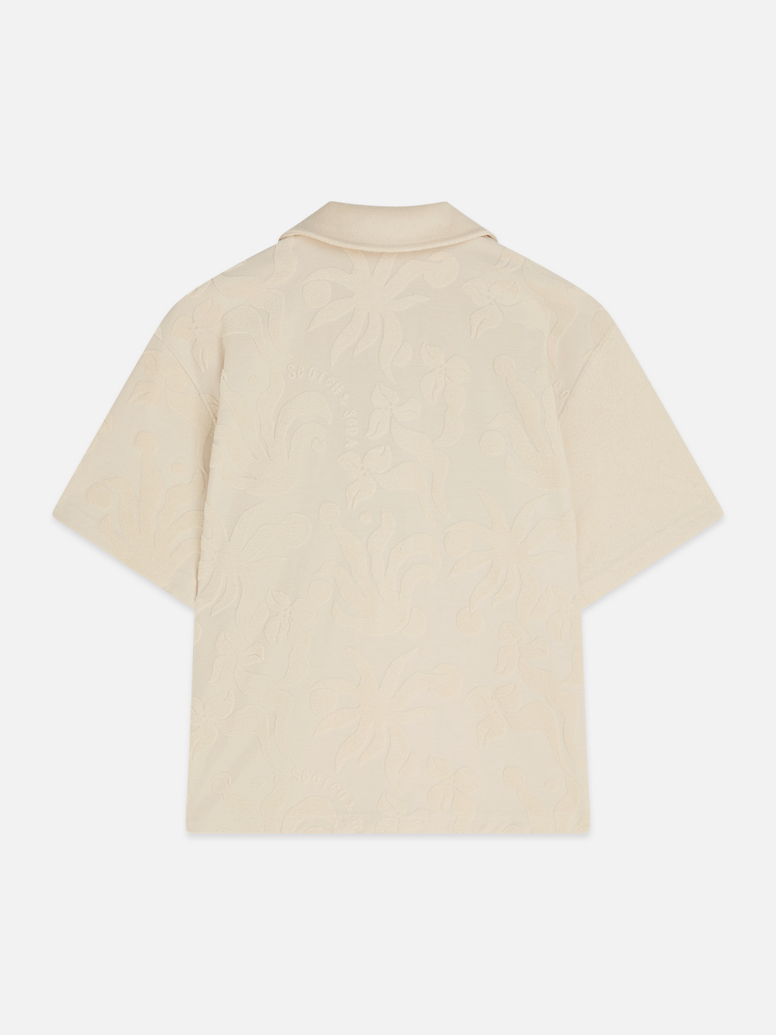 Towelling shortsleeved shirt