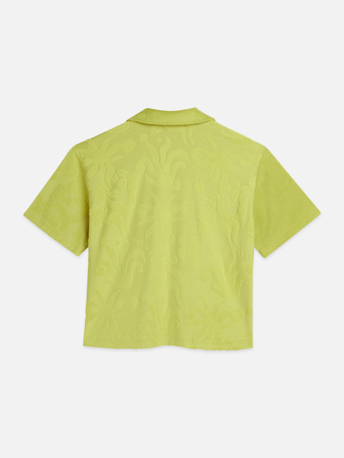 Towelling shortsleeved shirt