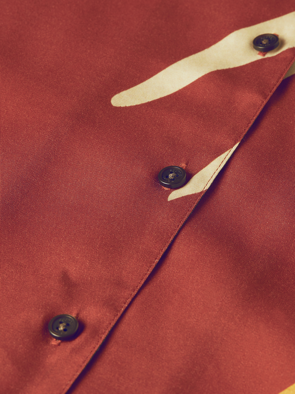 Printed short sleeved relaxed fit shirt