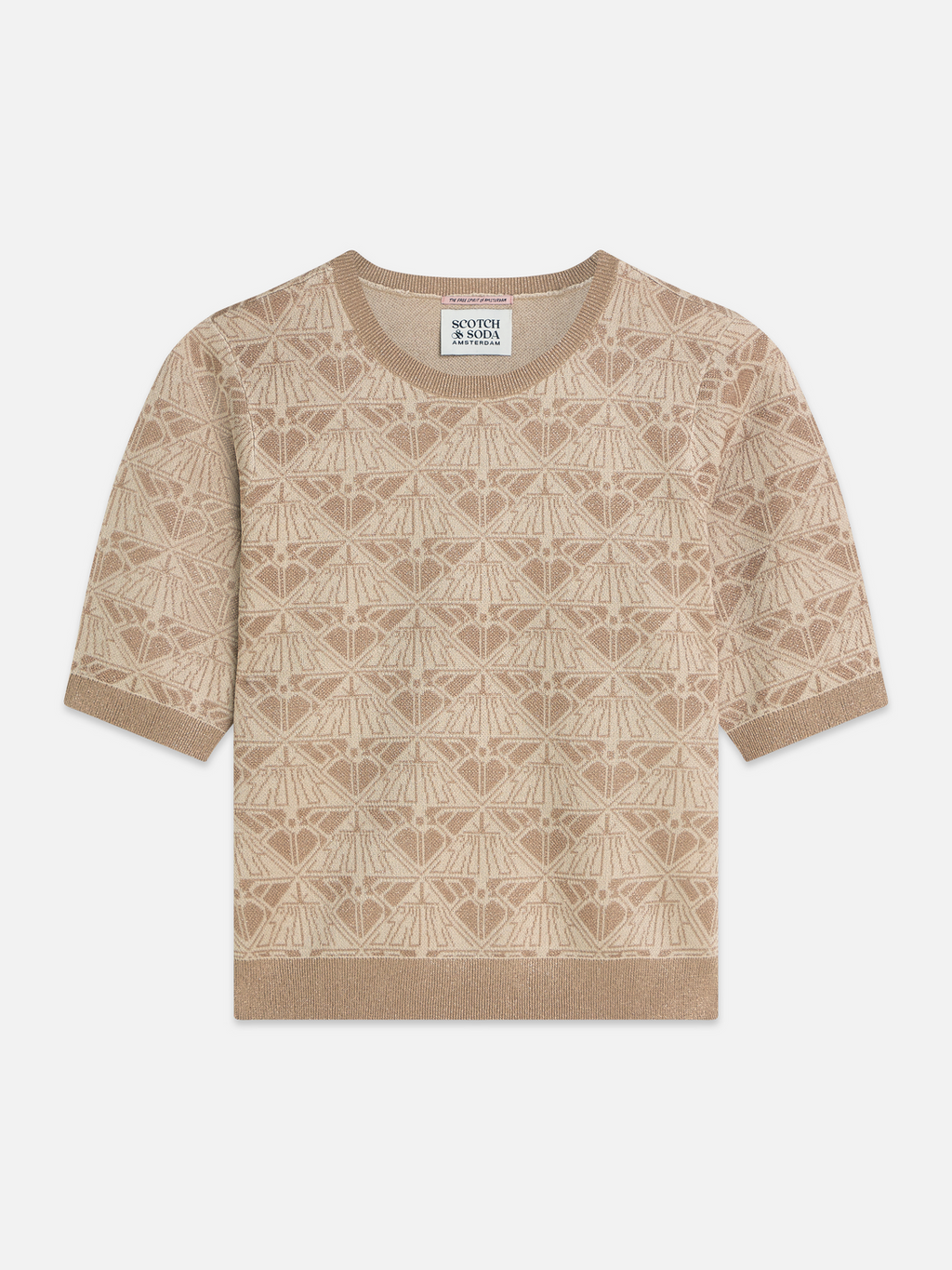 Monogram jacquard pullover