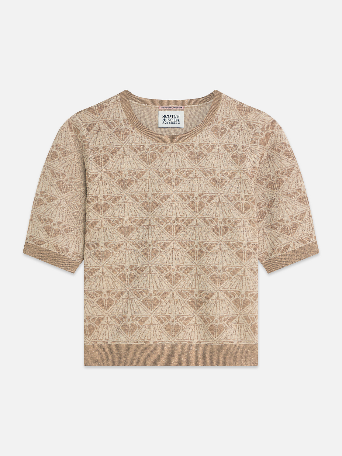 Monogram jacquard pullover