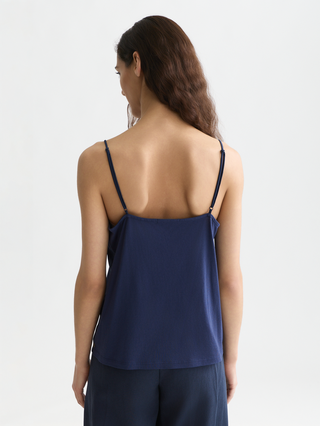 Jersey woven tank