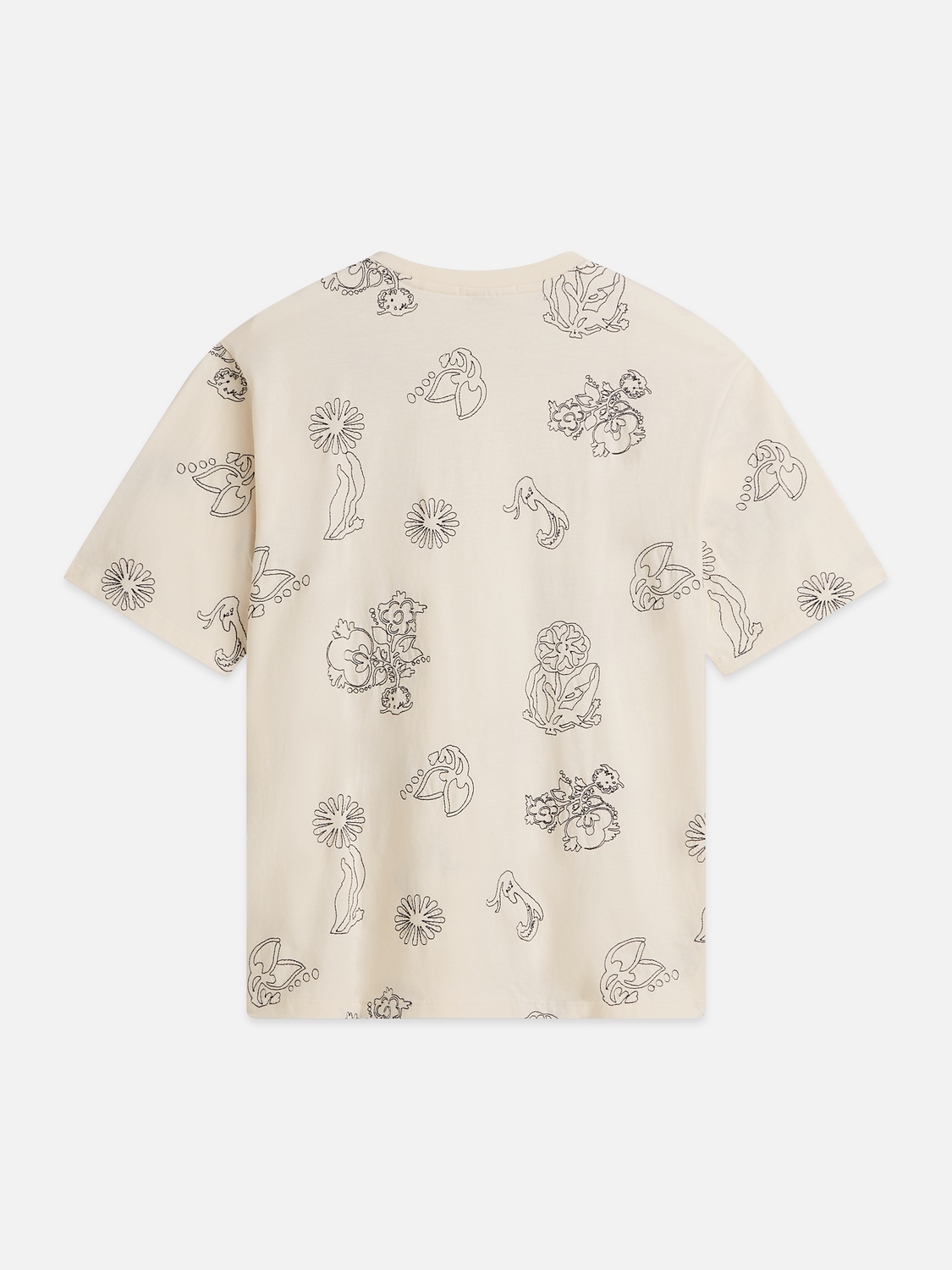 Embroidered loose T-shirt