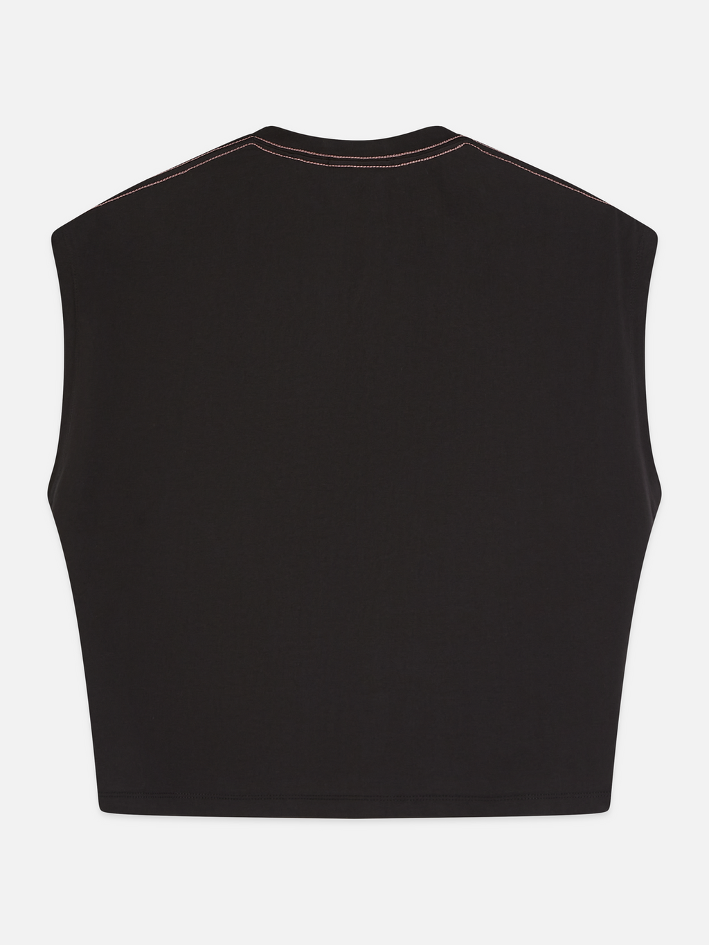 Twisted neckline T-shirt