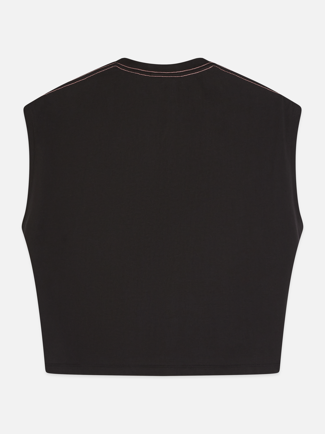 Twisted neckline T-shirt