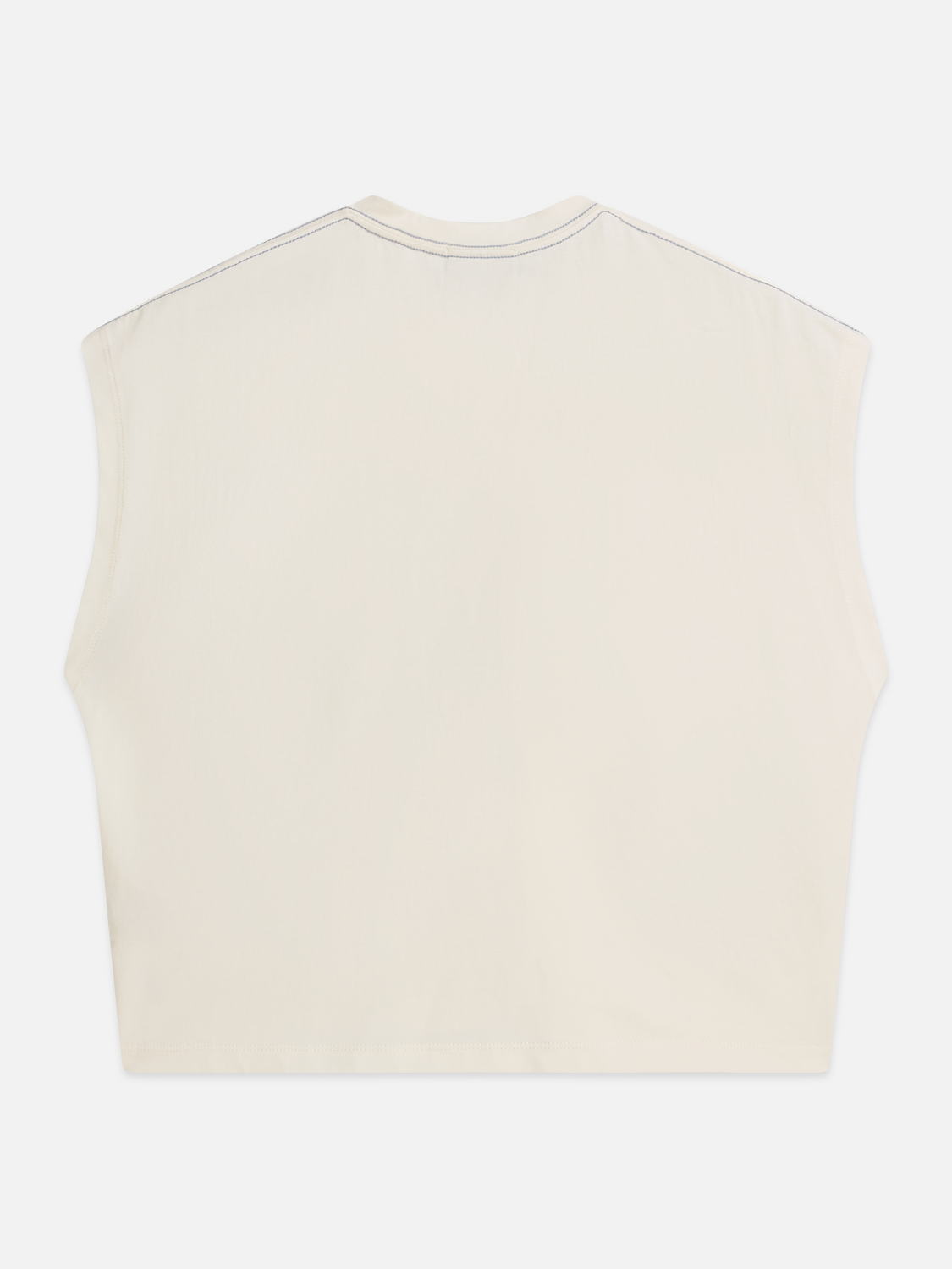 Twisted neckline T-shirt