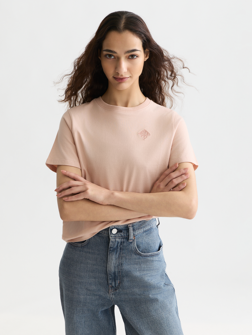 Embroidered logo T-shirt