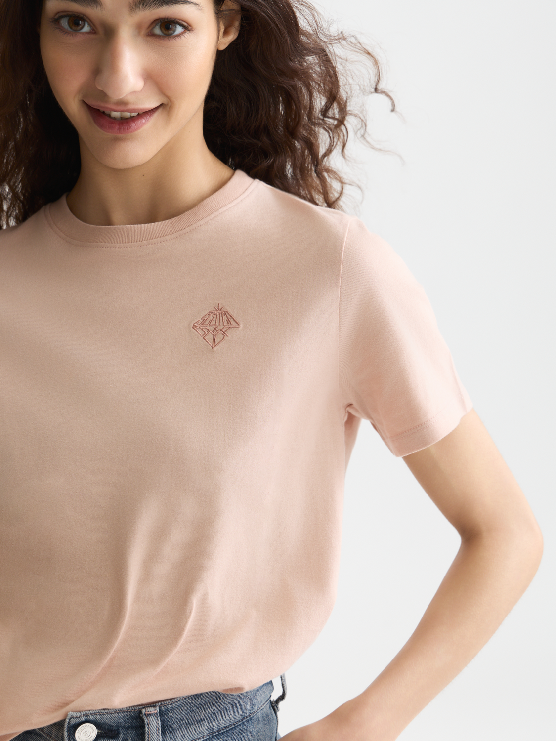 Embroidered logo T-shirt
