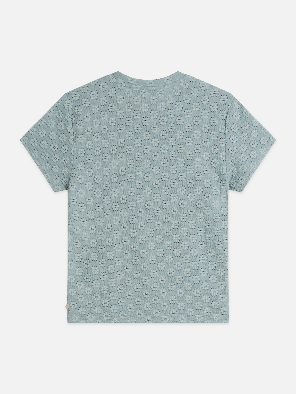 Open structure slim T-shirt