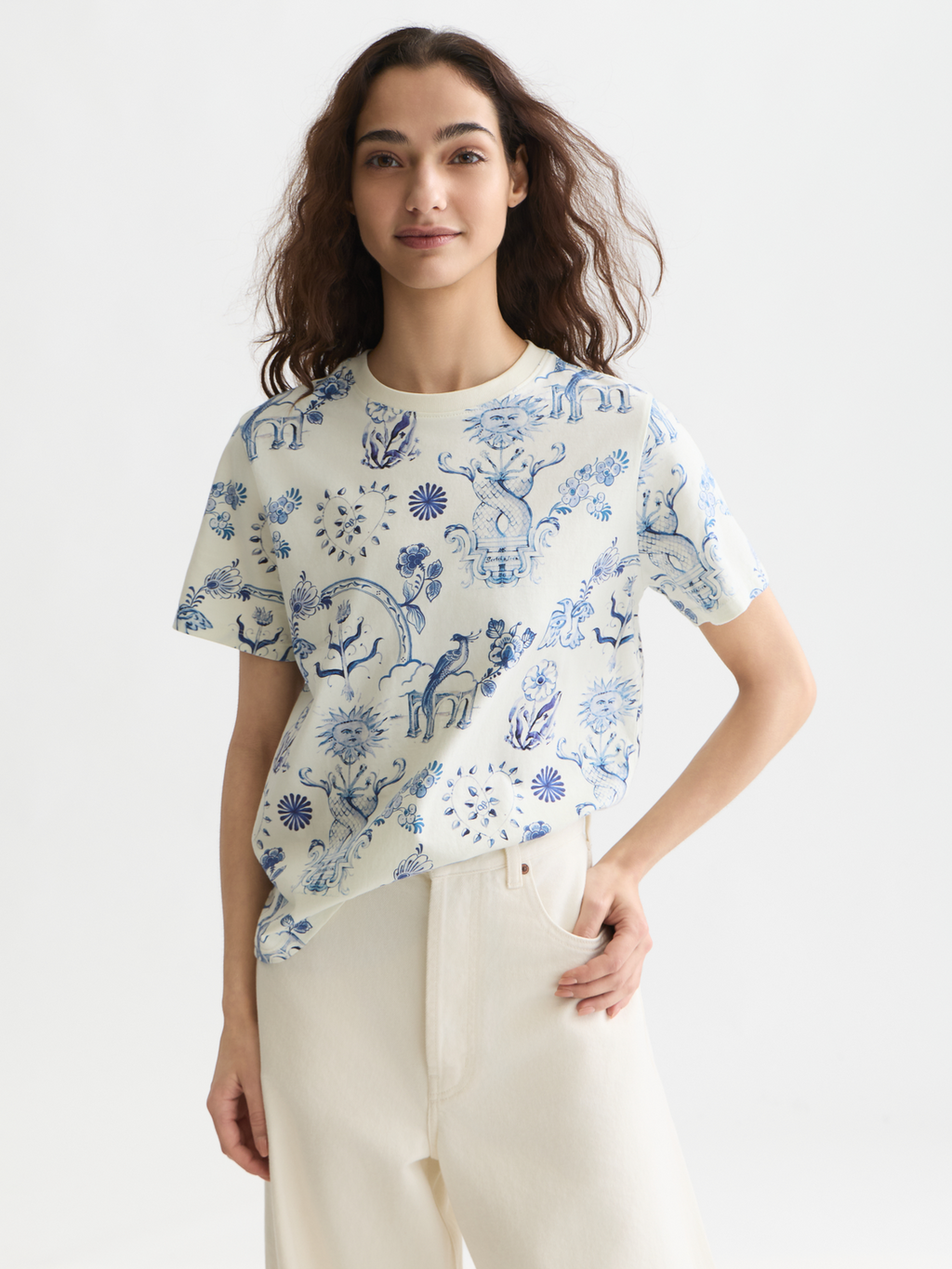 Scotch & Soda x Royal Delft Printed T-Shirt