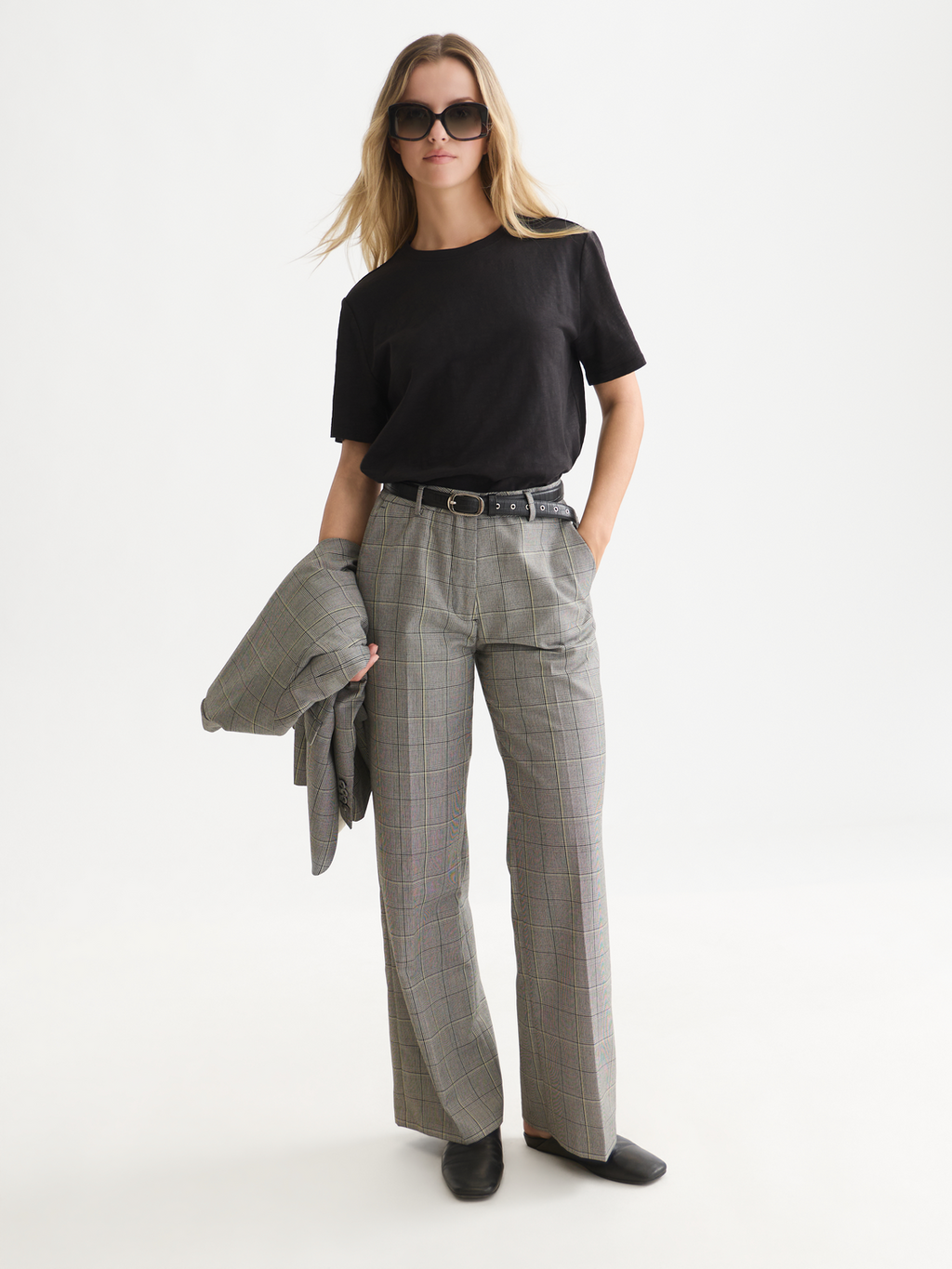 Keyhole Sleeve Cotton T-Shirt