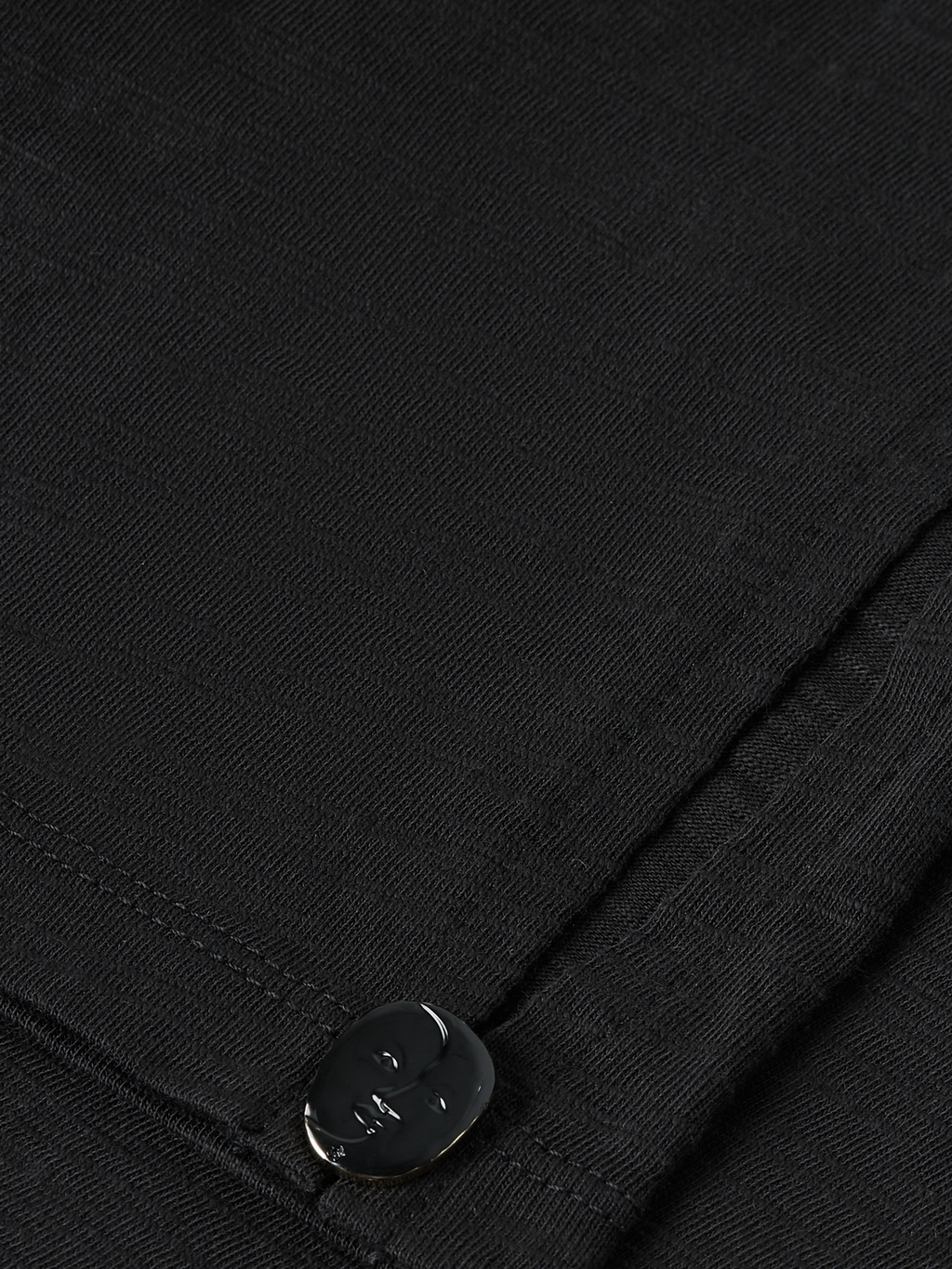 Keyhole Sleeve Cotton T-Shirt