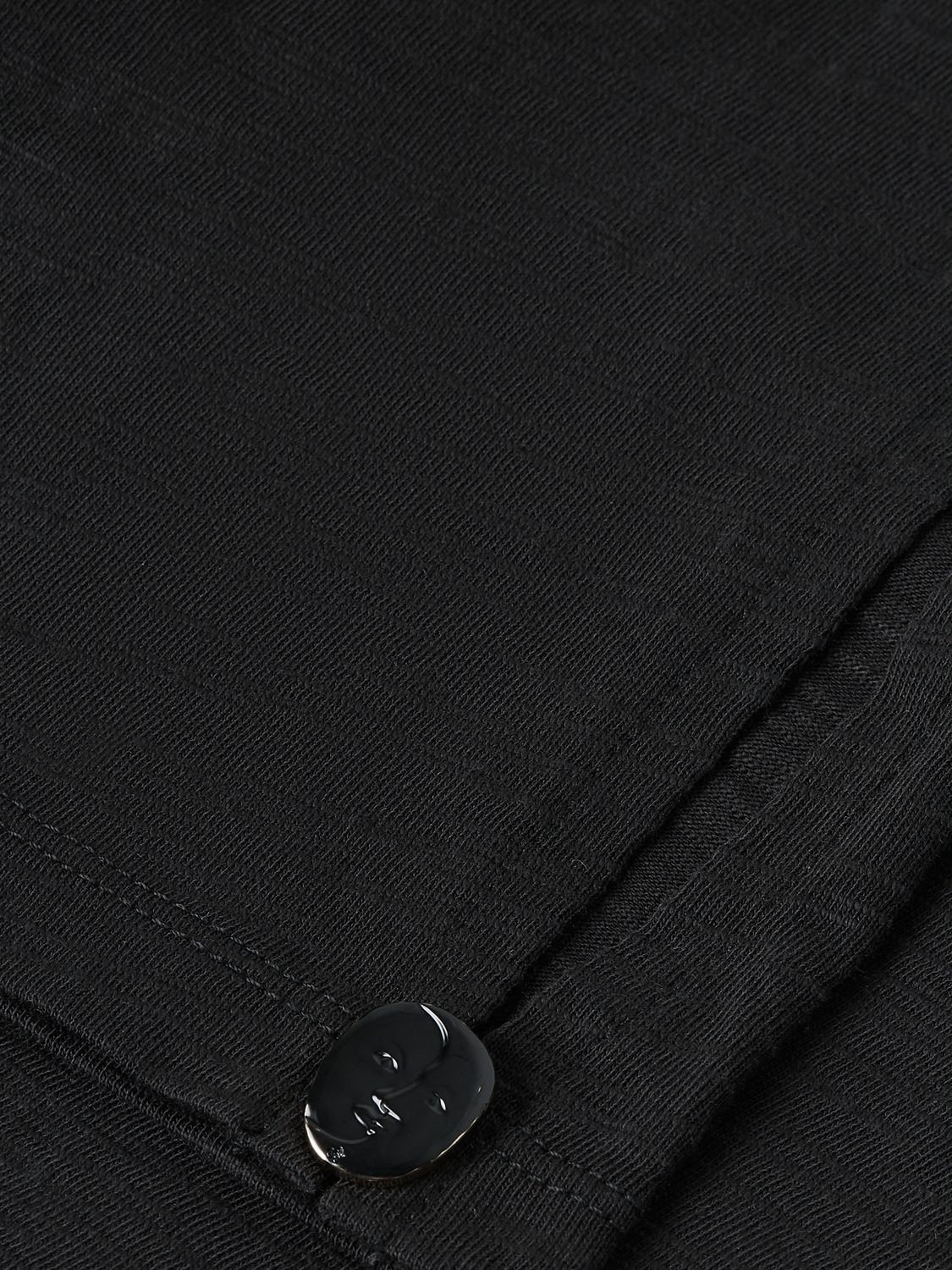 Keyhole Sleeve Cotton T-Shirt