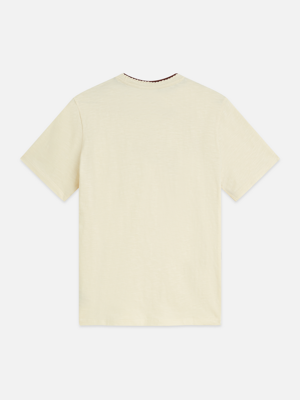 Chest Embroidery Cotton T-Shirt