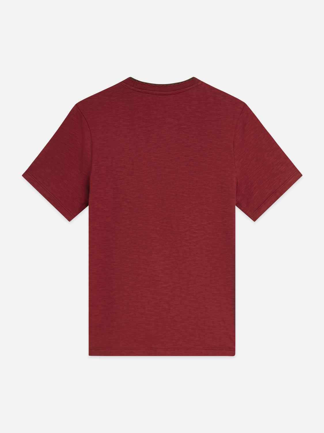 Chest Embroidery Cotton T-Shirt