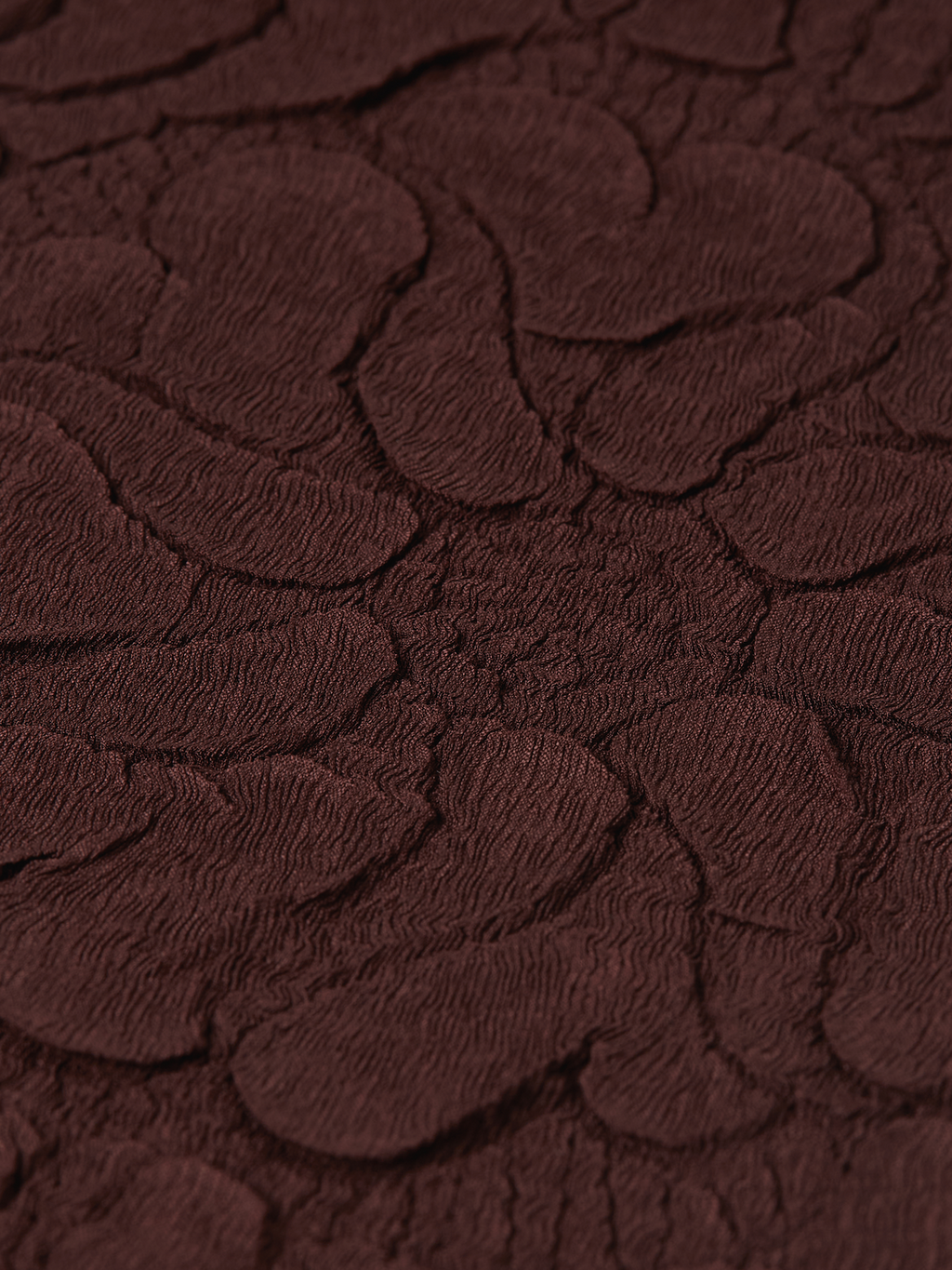 Embossed Crepe Mock Neck Tank
