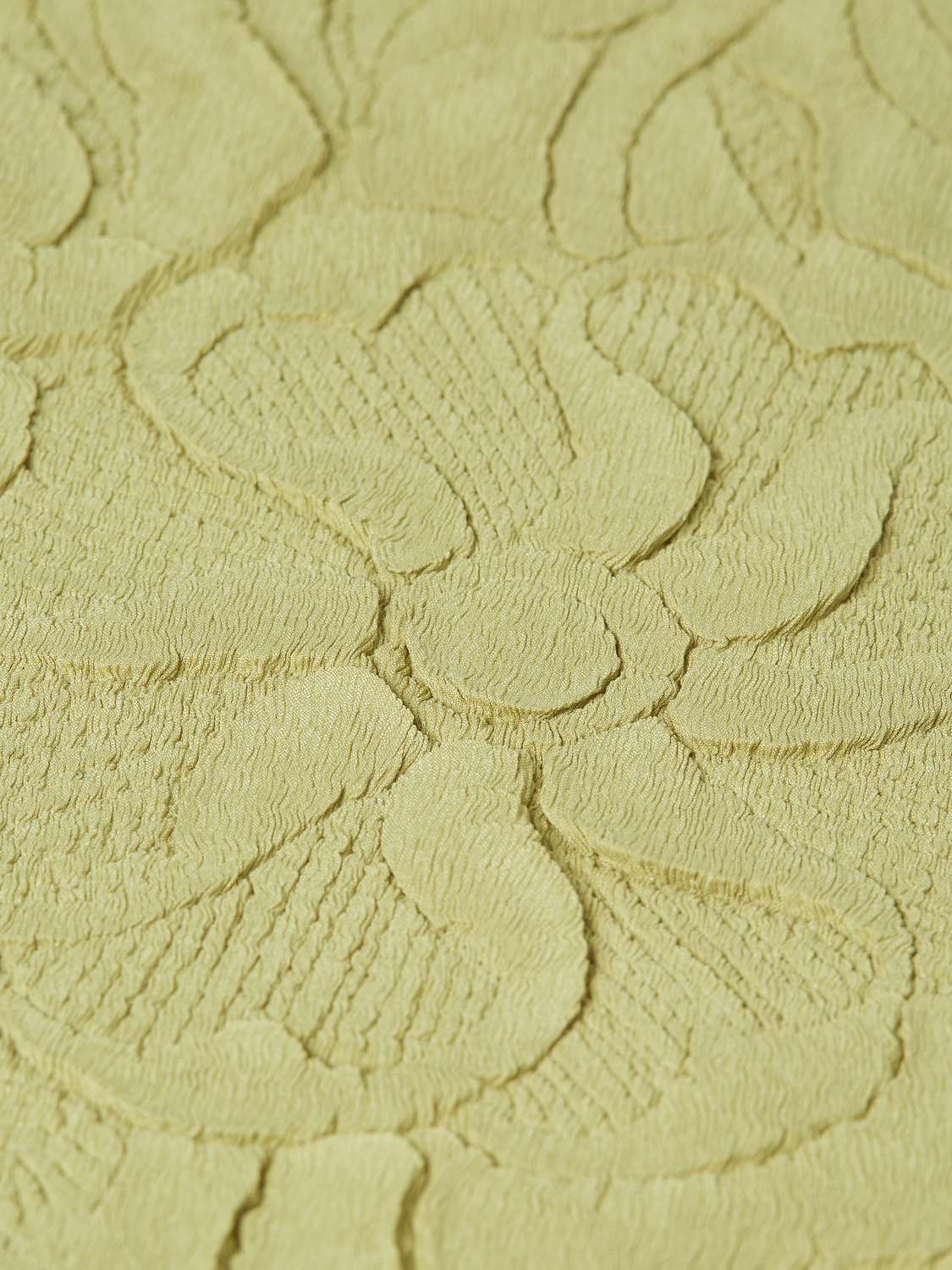 Embossed pleat mock neck tank