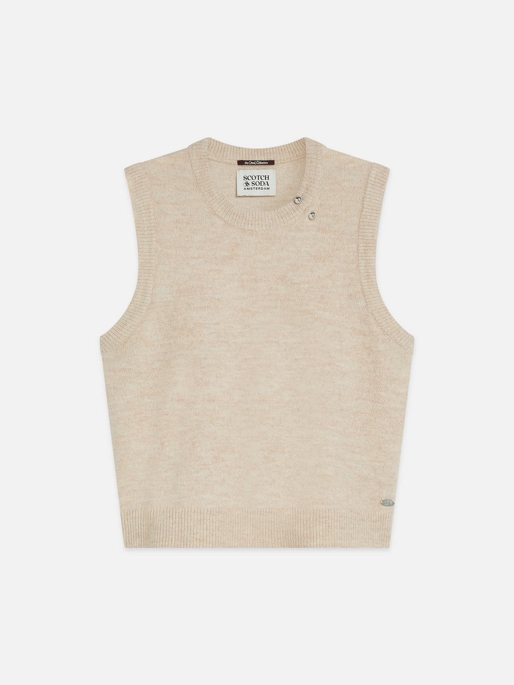 Wool-Alpaca Blend Knit Spencer