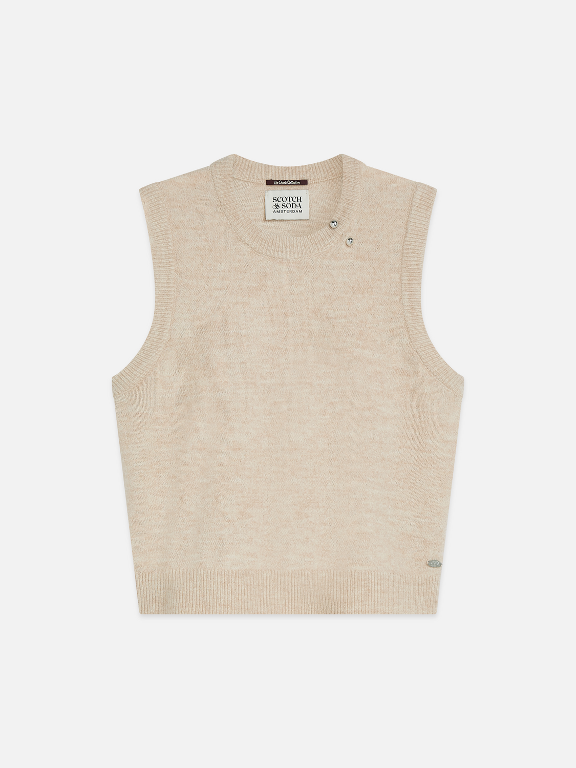 Wool-Alpaca Blend Knit Spencer