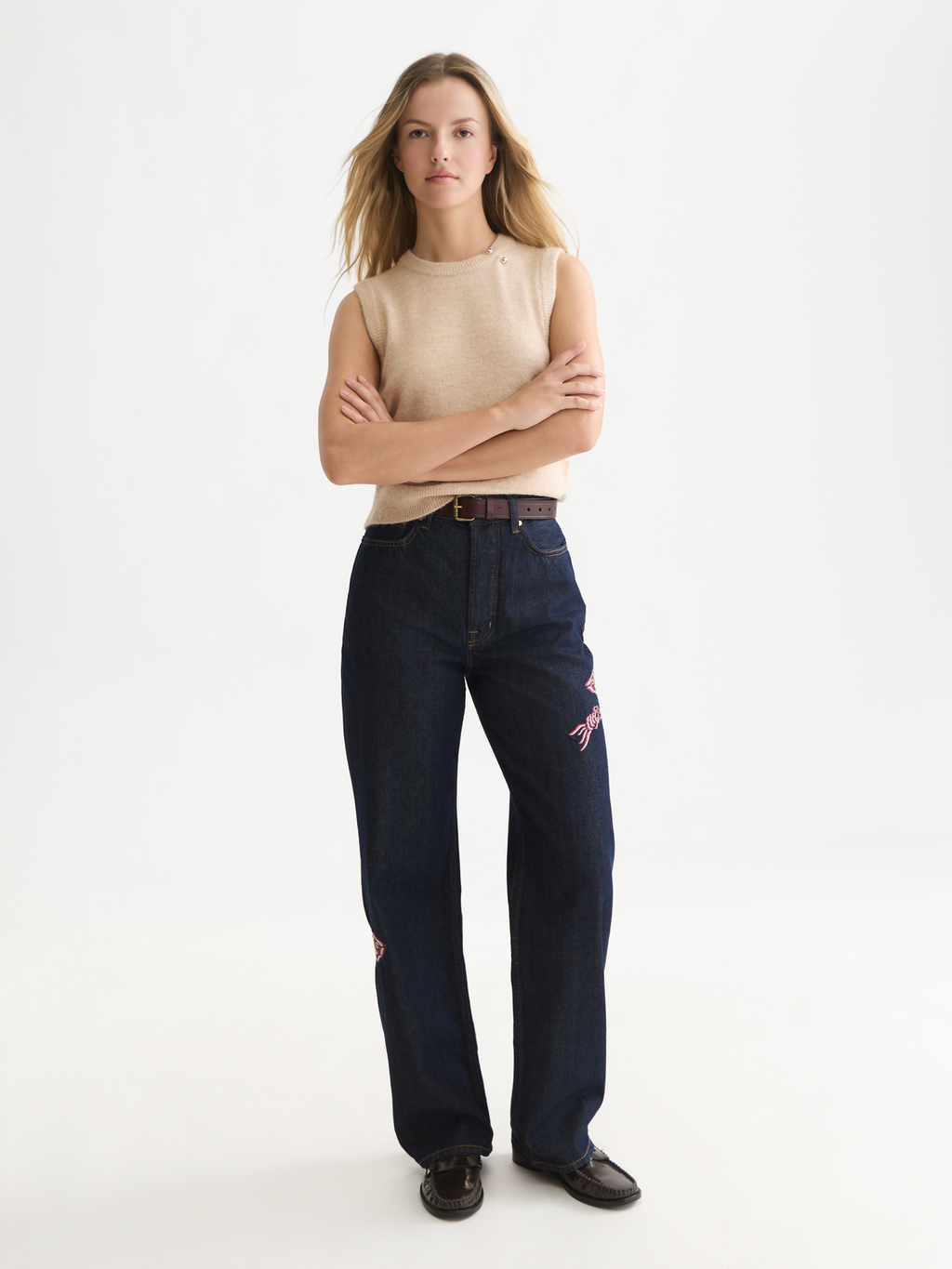 Wool-Alpaca Blend Knit Spencer