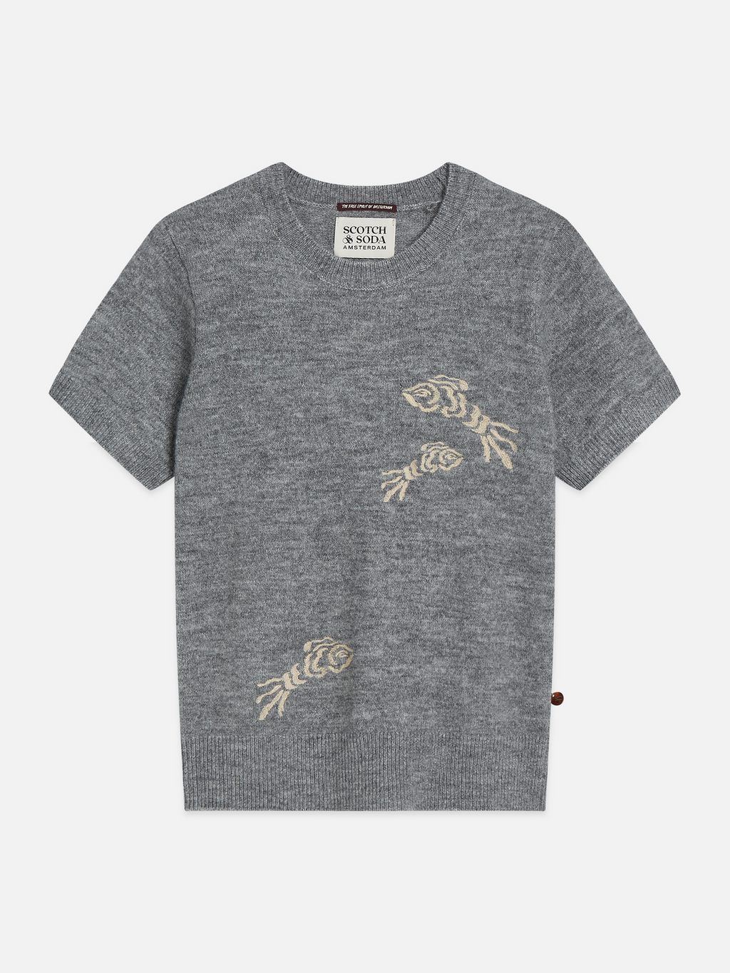 Embroidered Wool-Alpaca Blend Pullover