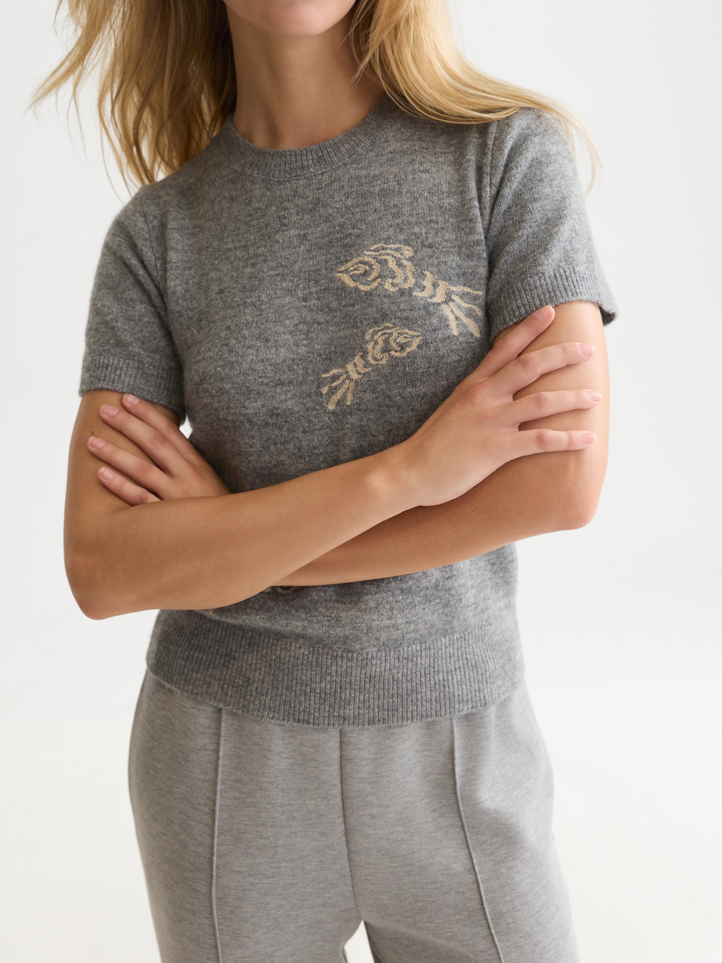 Embroidered Wool-Alpaca Blend Pullover