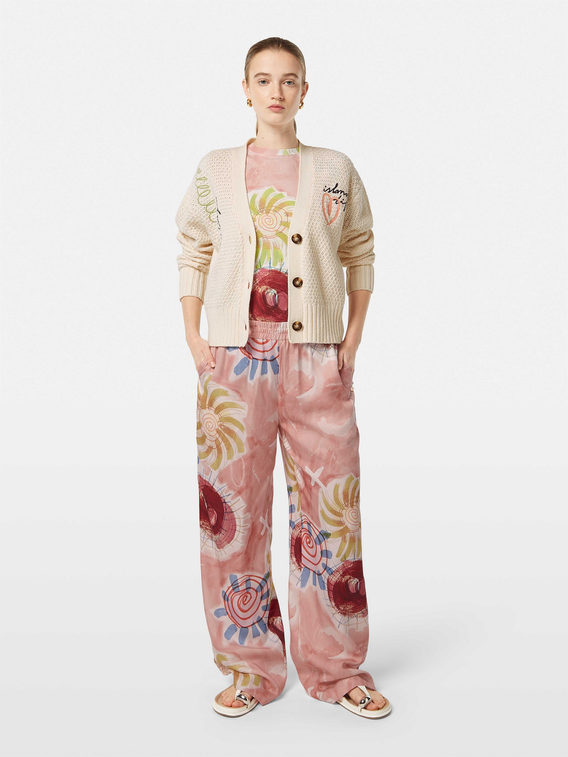 Embroidered Cardigan