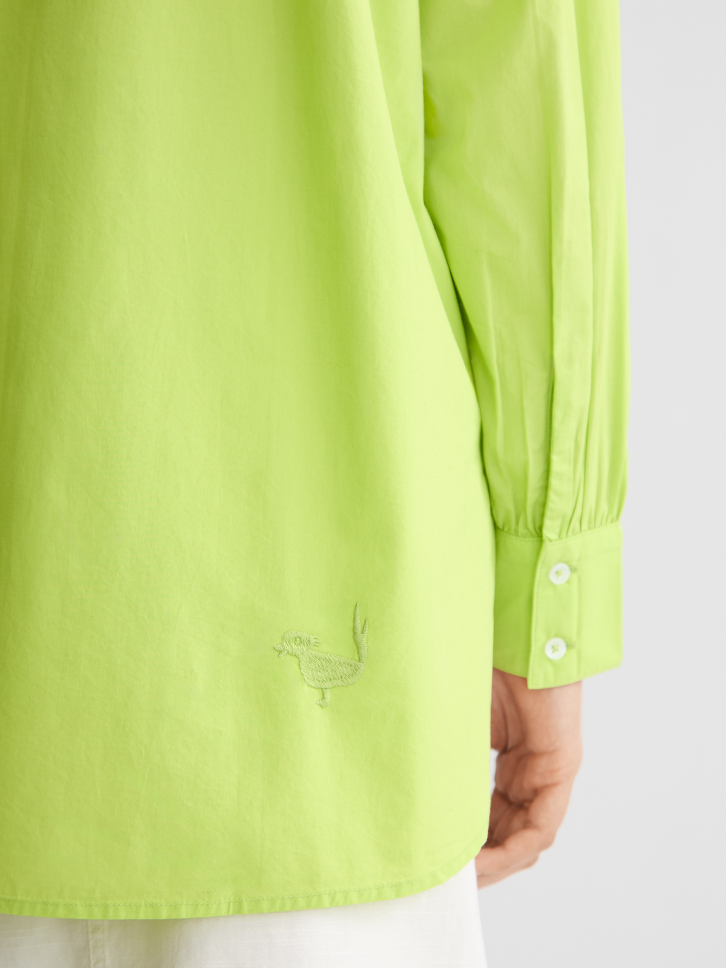 Embroidered girlfriend shirt