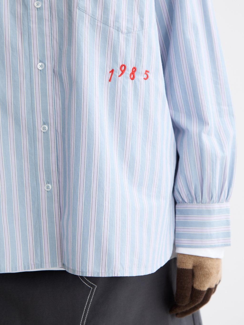 Embroidered girlfriend shirt