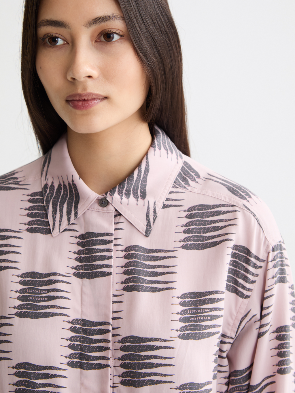 Printed utility Shirt