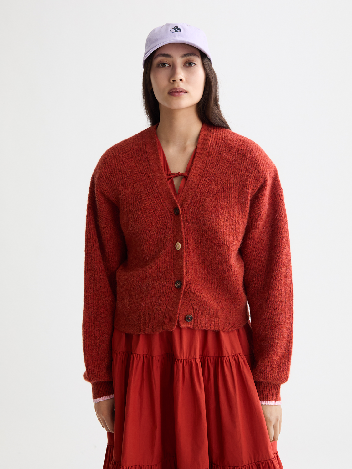 Fuzzy relaxed cardigan