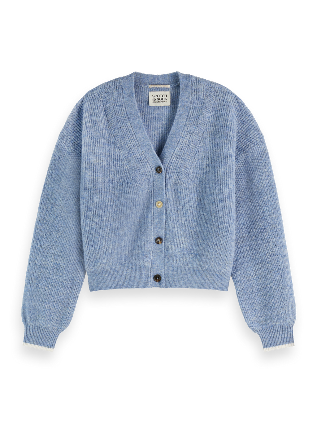 Fuzzy relaxed cardigan