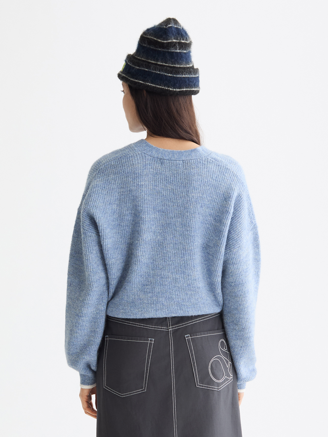 Fuzzy relaxed cardigan