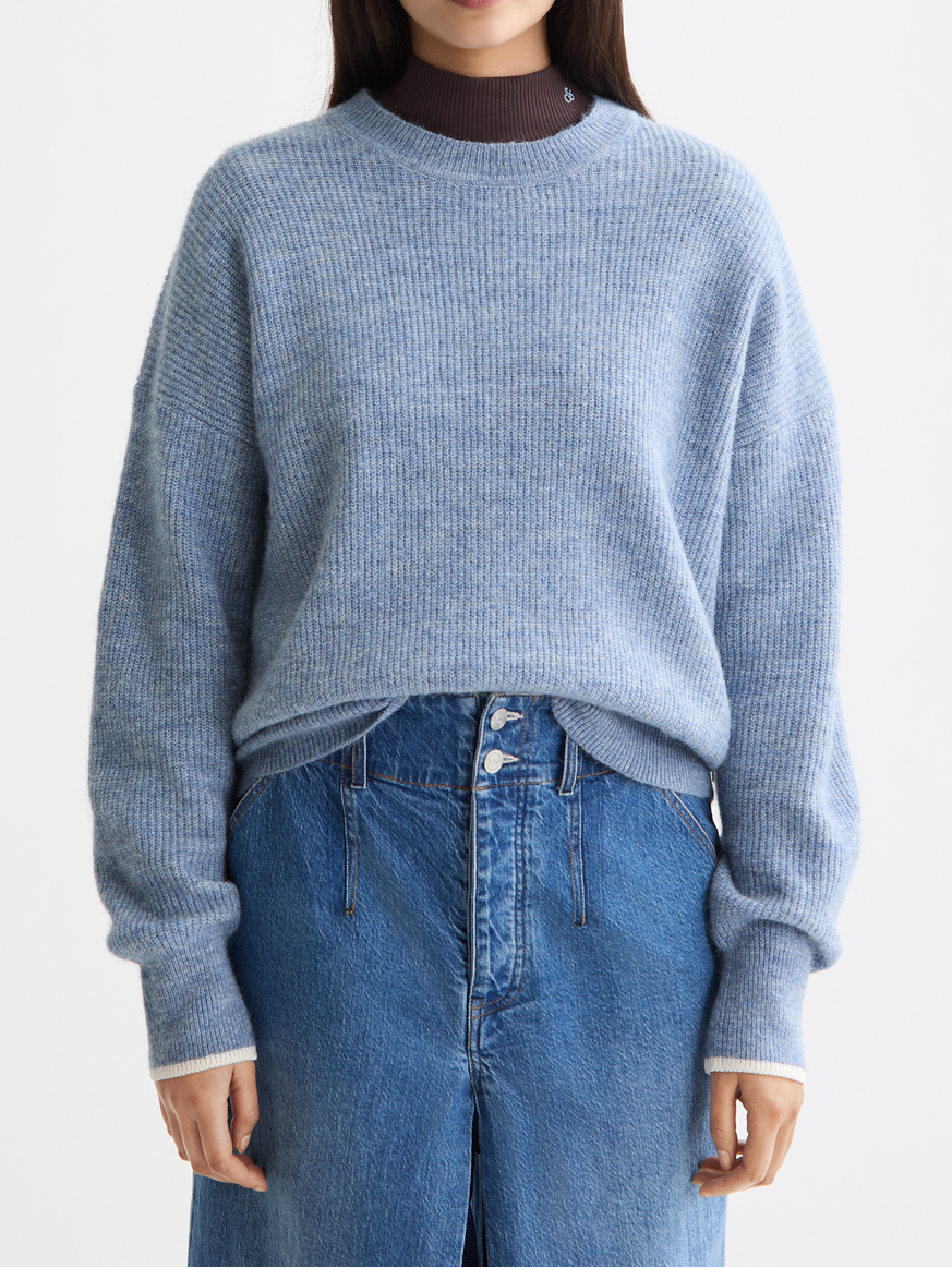Scotch & Soda CORE V NECK RELAXED - Trui - night/donkerblauw