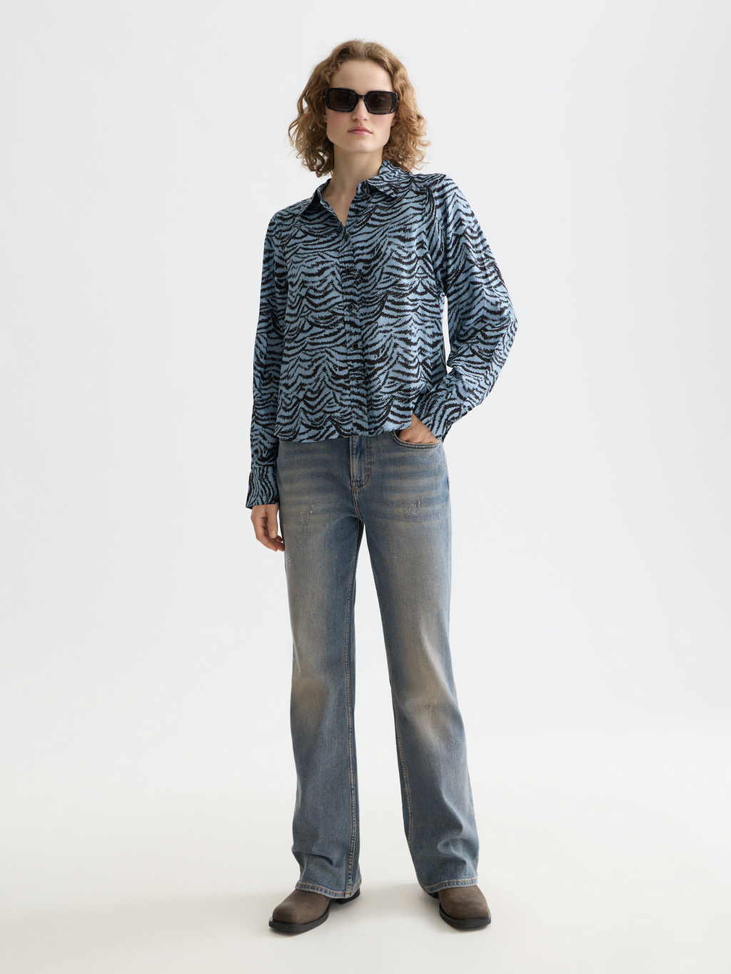 Printed relaxed shirt