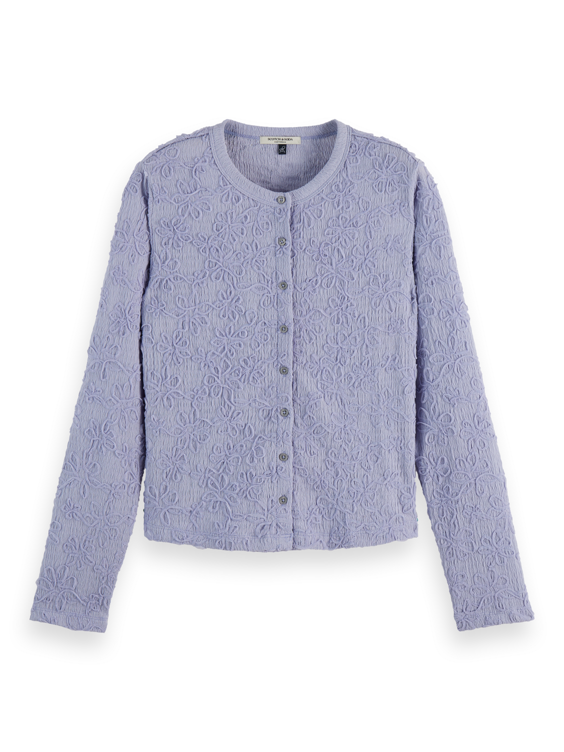 Structured button up long sleeve T-Shirt