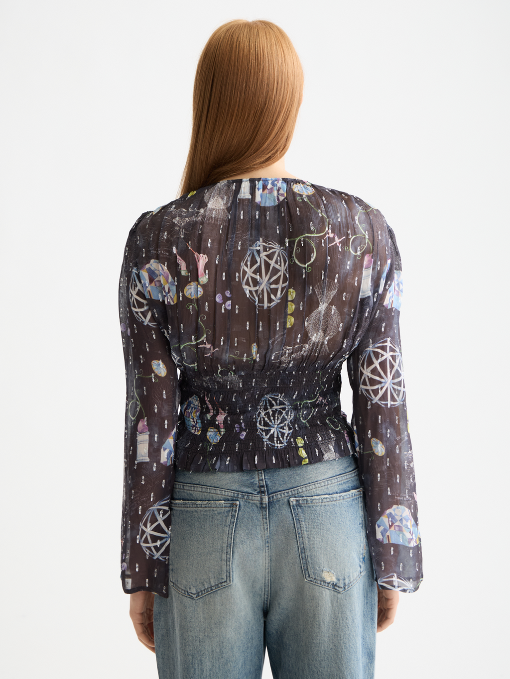 Smocked waist top