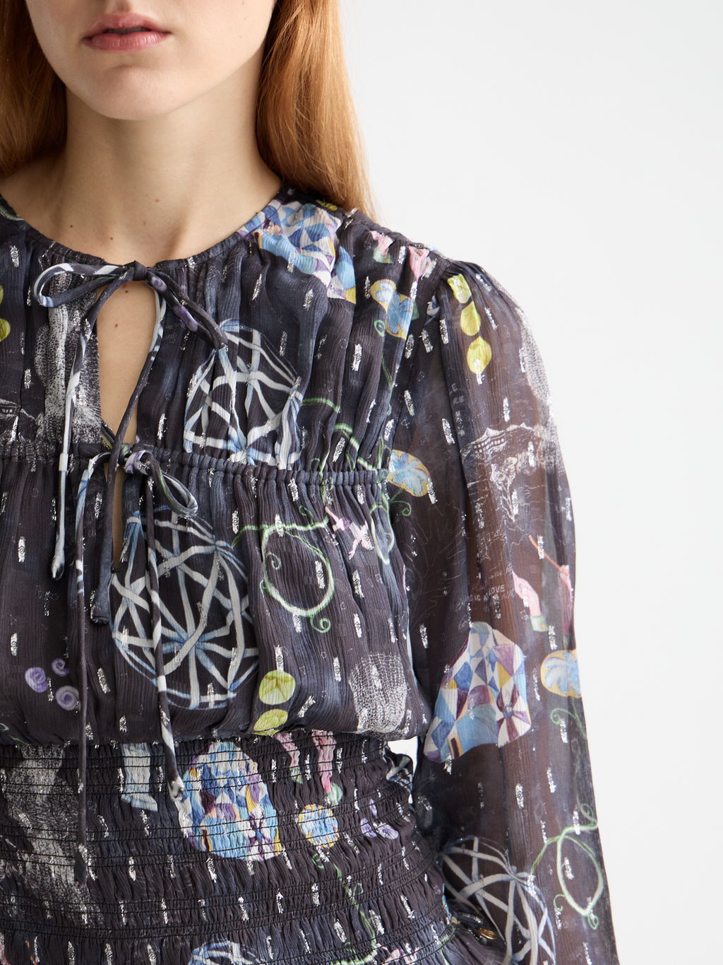 Smocked waist top